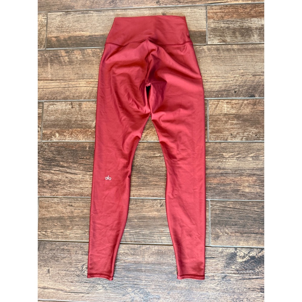 Alo Yoga High-Waist Airlift Leggings Summer Romance Red Size S - Picture 7 of 8